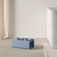 Load image into Gallery viewer, Kit Small Blu Colomba - Alzaciotole BILL Puro Small + Ciotole POP in Maiolica
