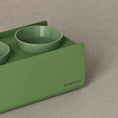 Load image into Gallery viewer, Kit Small Verde Pallido - Alzaciotole BILL Puro Small + Ciotole POP in Maiolica
