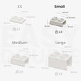 Carica l'immagine nel visualizzatore della galleria, EASY Double Small | Alzaciotole in Acciaio Inox con 2 Ciotole POP