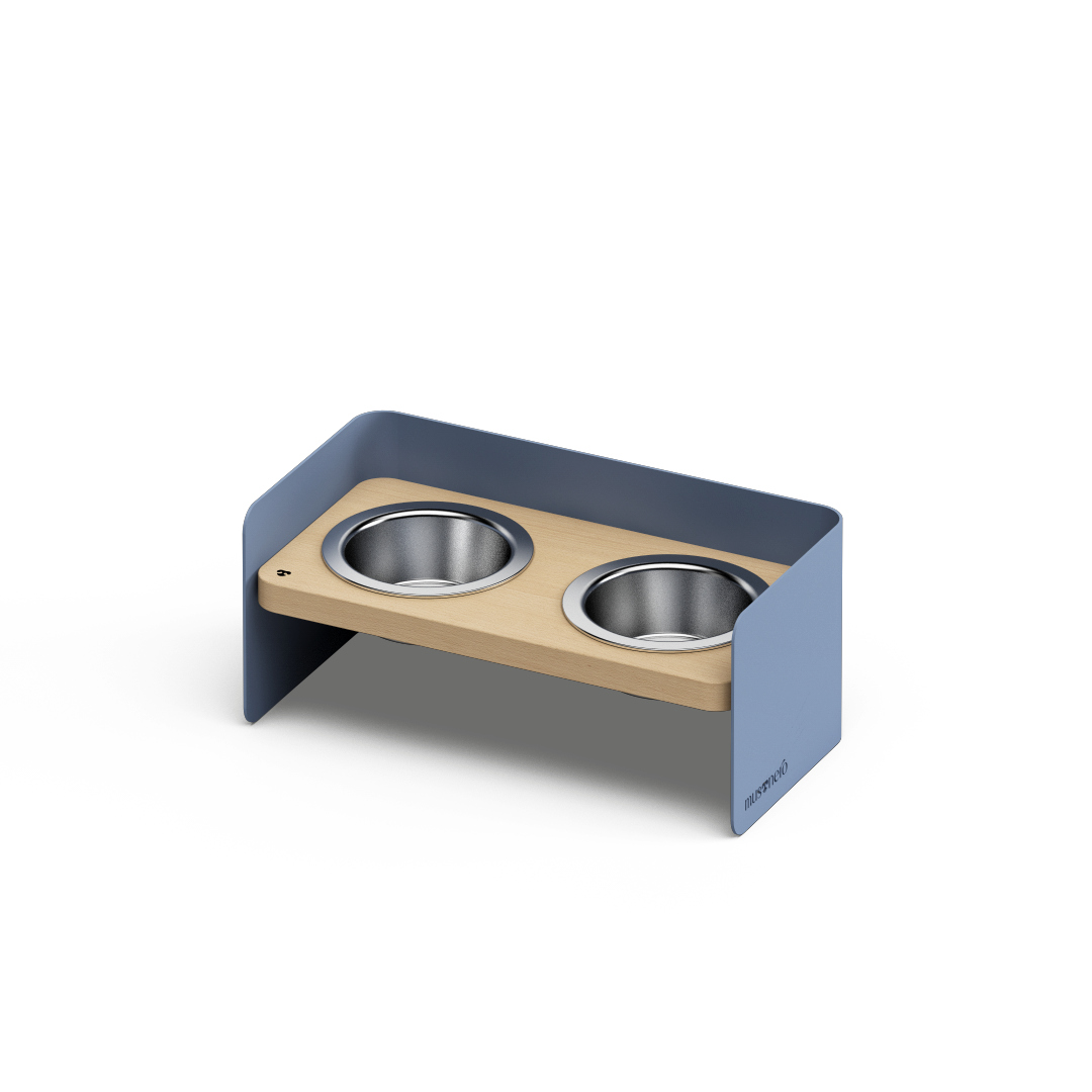 BAY Bis | Alzaciotole Doppio in Legno e Acciaio inox