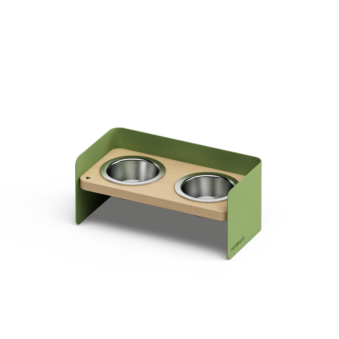 BAY Bis | Alzaciotole Doppio in Legno e Acciaio inox