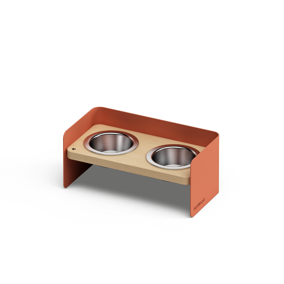 BAY Bis | Alzaciotole Doppio in Legno e Acciaio inox