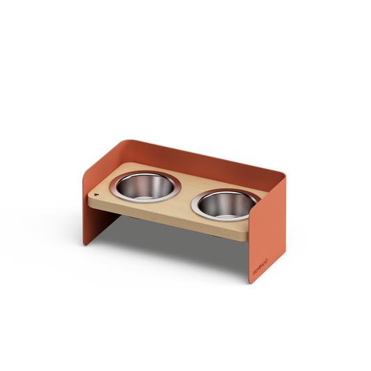 BAY Bis | Alzaciotole Doppio in Legno e Acciaio inox