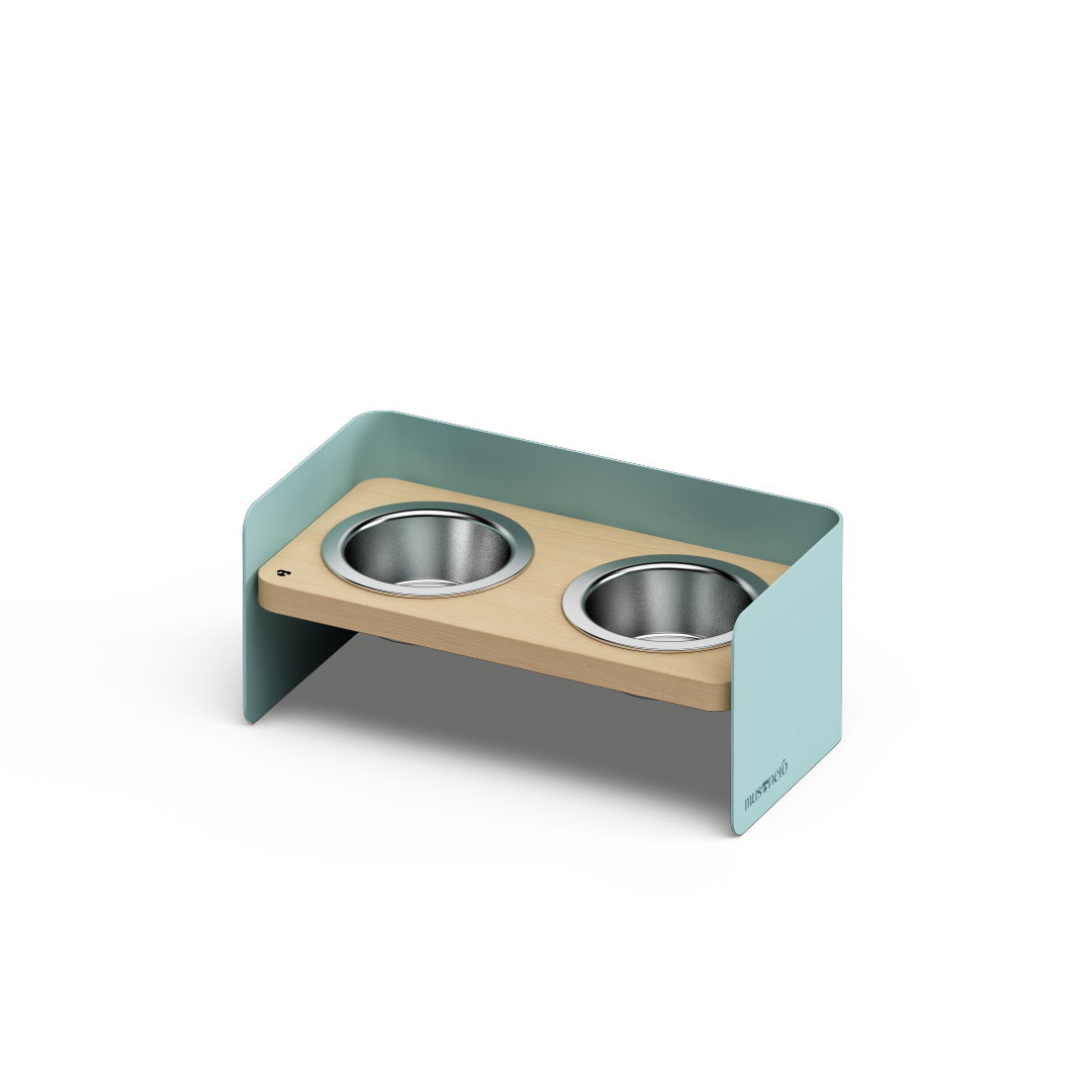 BAY Bis | Alzaciotole Doppio in Legno e Acciaio inox