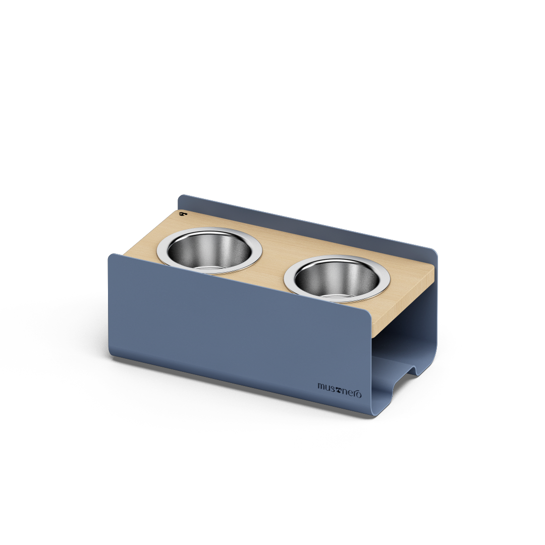 BILL Small | Alzaciotole Doppio in Legno e Acciaio inox