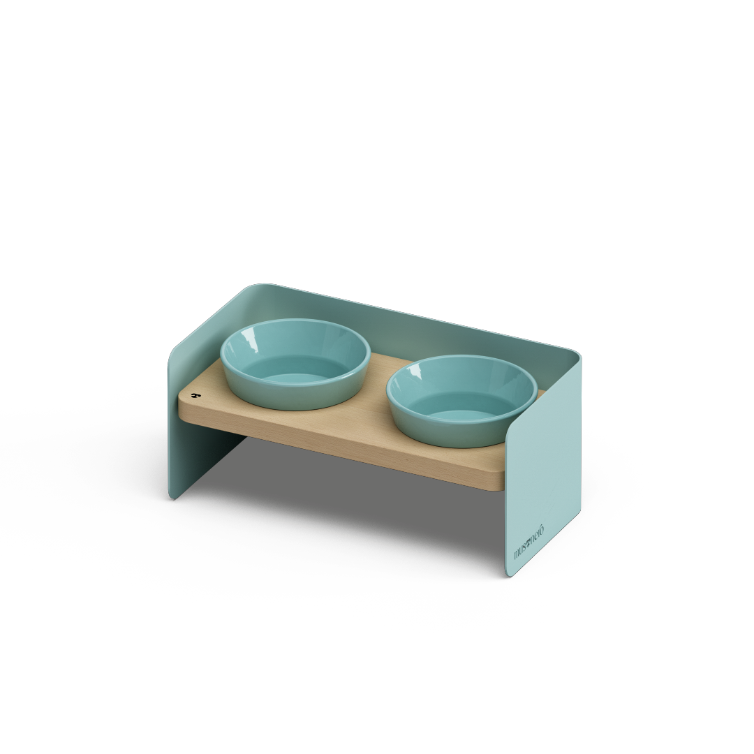 BAY Bis | Alzaciotole Doppio in Legno e Acciaio inox