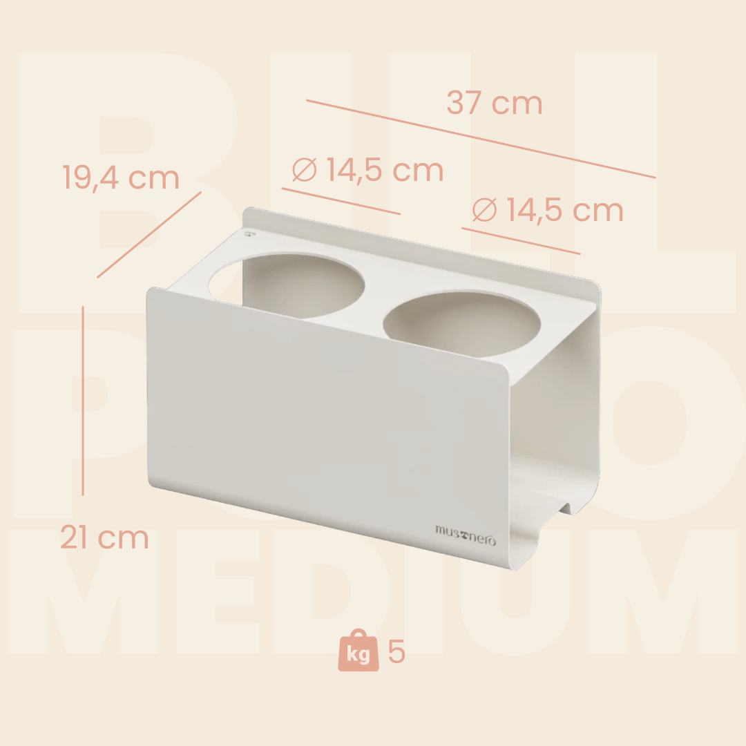 BILL PURO Medium | Alzaciotole Doppio in Acciaio inox