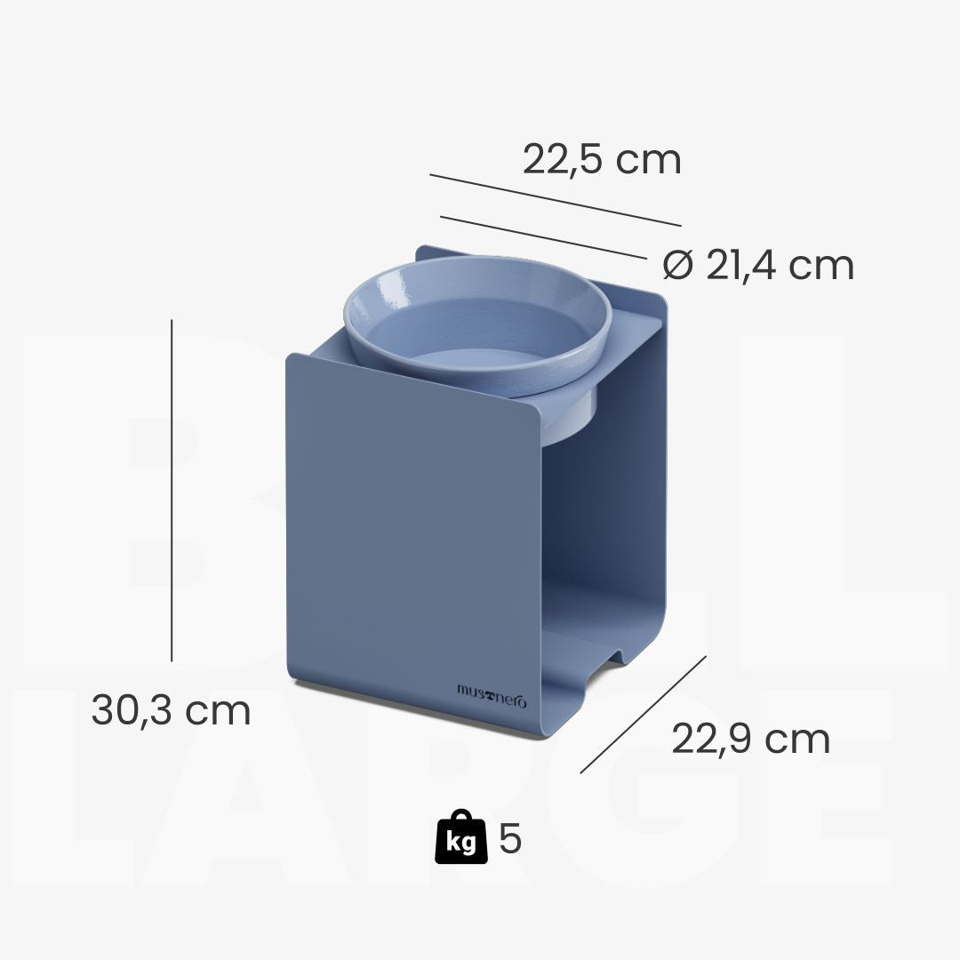 BILL PURO Large | Alzaciotole in Acciaio inox con Ciotola POP