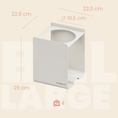 Carica l'immagine nel visualizzatore della galleria, BILL PURO Large | Alzaciotole Singolo in Acciaio inox
