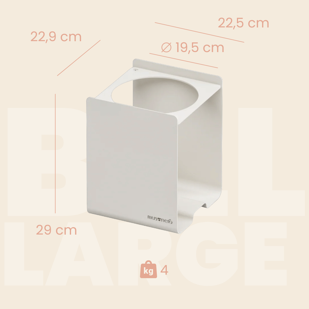 BILL PURO Large | Alzaciotole Singolo in Acciaio inox