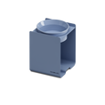 Load image into Gallery viewer, Kit Large Blu Colomba - Alzaciotole BILL Puro Large + Ciotola POP in Maiolica
