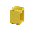 Load image into Gallery viewer, Kit Large Giallo Pastello - Alzaciotole BILL Puro Large + Ciotola POP in Maiolica

