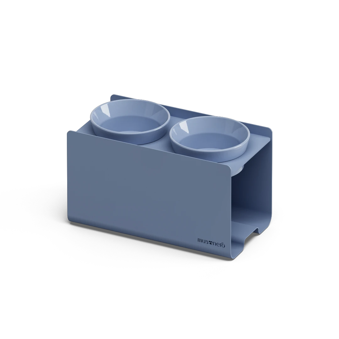 BILL PURO Medium | Double Raised Bowl in Stainless Steel