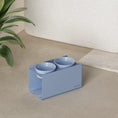 Load image into Gallery viewer, Kit Medium Blu Colomba - Alzaciotole BILL Puro Medium + Ciotole POP in Maiolica
