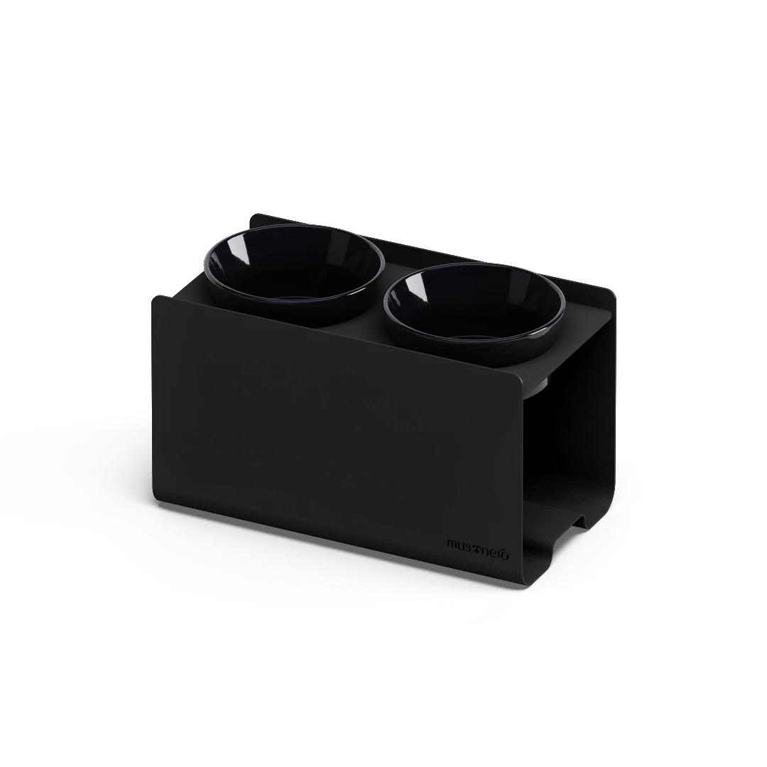 BILL PURO Medium | Double Raised Bowl in Stainless Steel