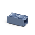 Load image into Gallery viewer, Kit Small Blu Colomba - Alzaciotole BILL Puro Small + Ciotole POP in Maiolica
