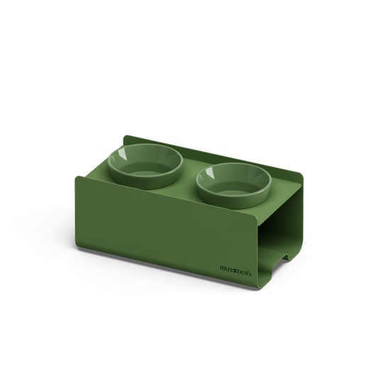 Kit Small Verde Pallido - Alzaciotole BILL Puro Small + Ciotole POP in Maiolica