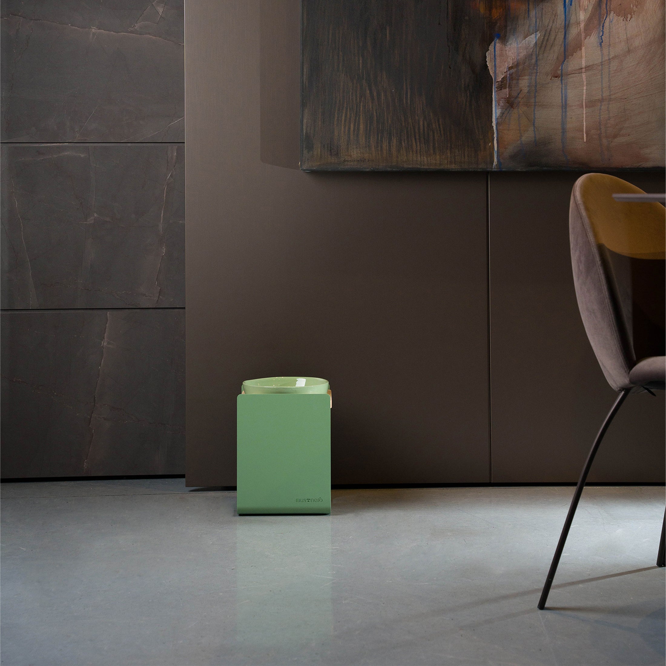BILL Large | Alzaciotole Singolo in Legno e Acciaio Inox