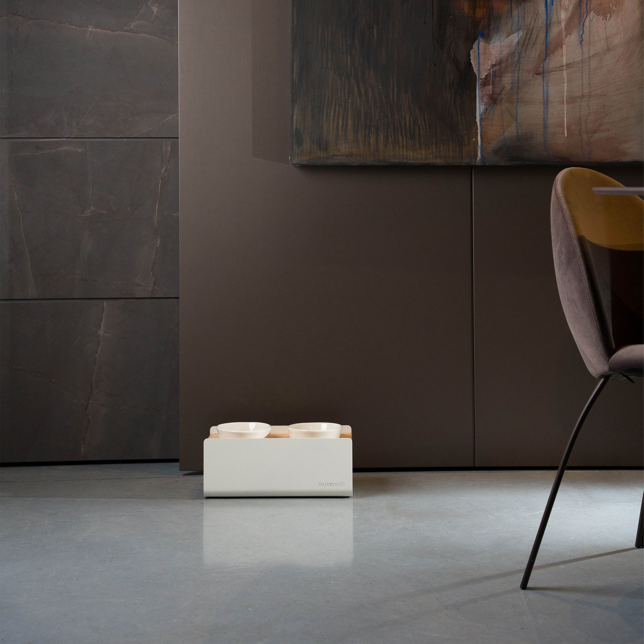 BILL Small | Alzaciotole Doppio in Legno e Acciaio inox