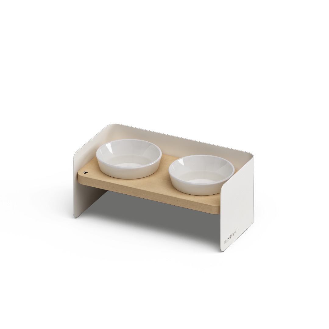 BAY Bis | Alzaciotole Doppio in Legno e Acciaio inox