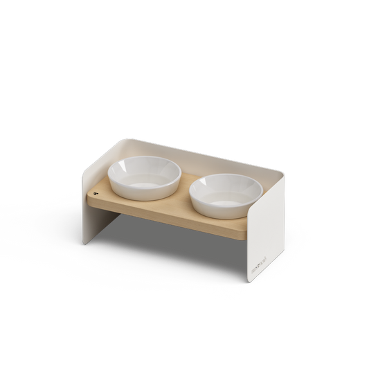 BAY Bis | Alzaciotole Doppio in Legno e Acciaio inox