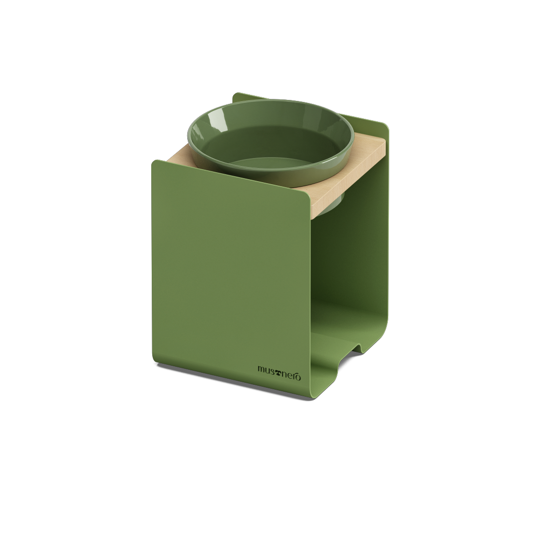 BILL Large | Alzaciotole Singolo in Legno e Acciaio Inox