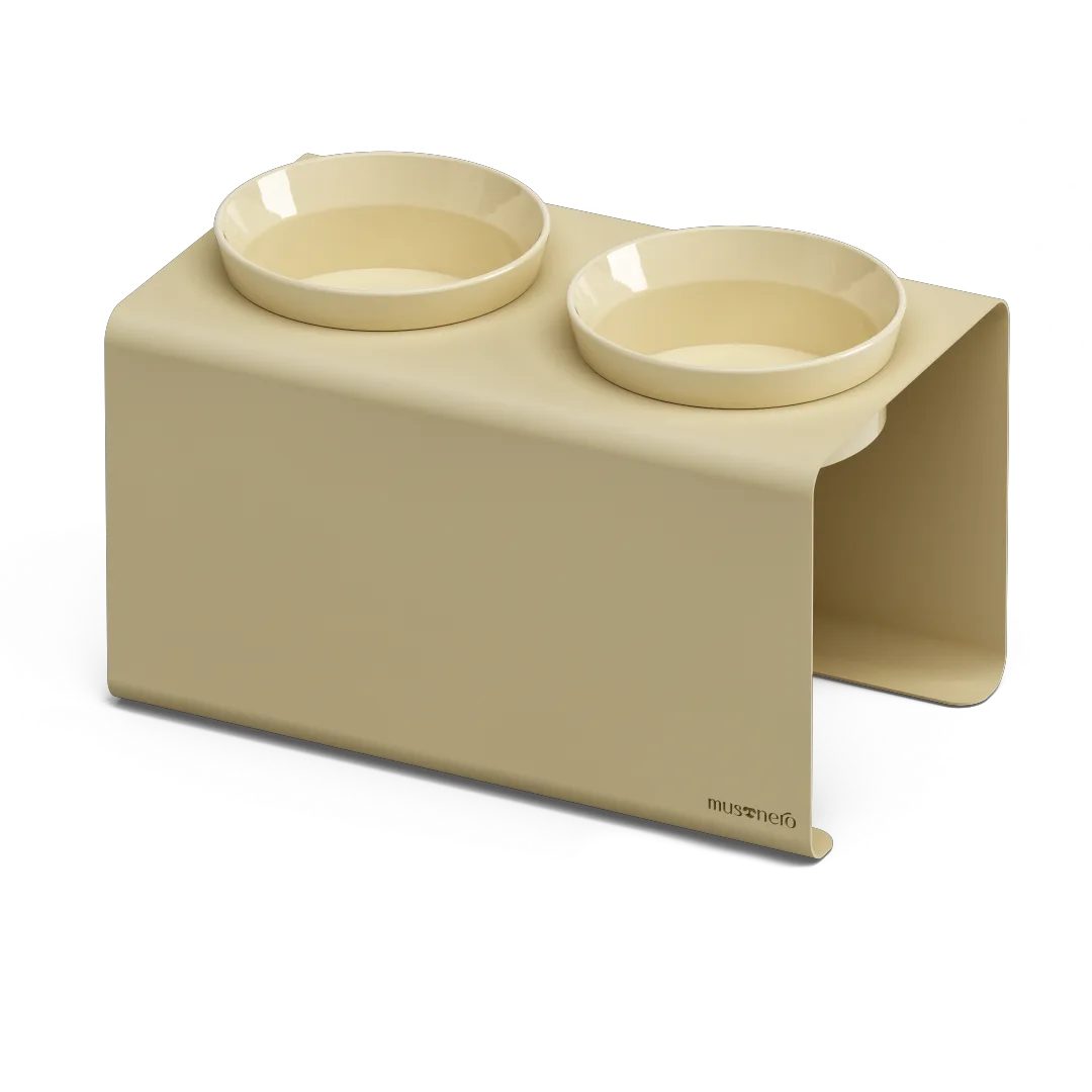 EASY Double |  Double Raised Bowl in Stainless Steel