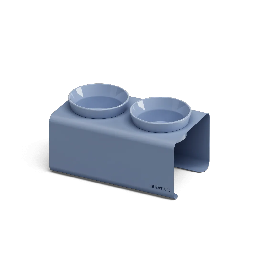 EASY Double |  Double Raised Bowl in Stainless Steel