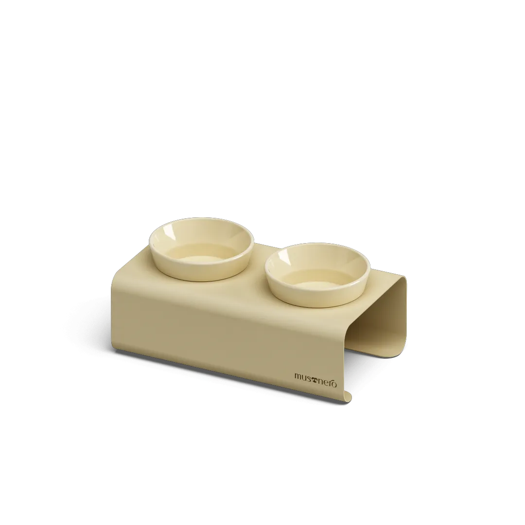 EASY Double |  Double Raised Bowl in Stainless Steel