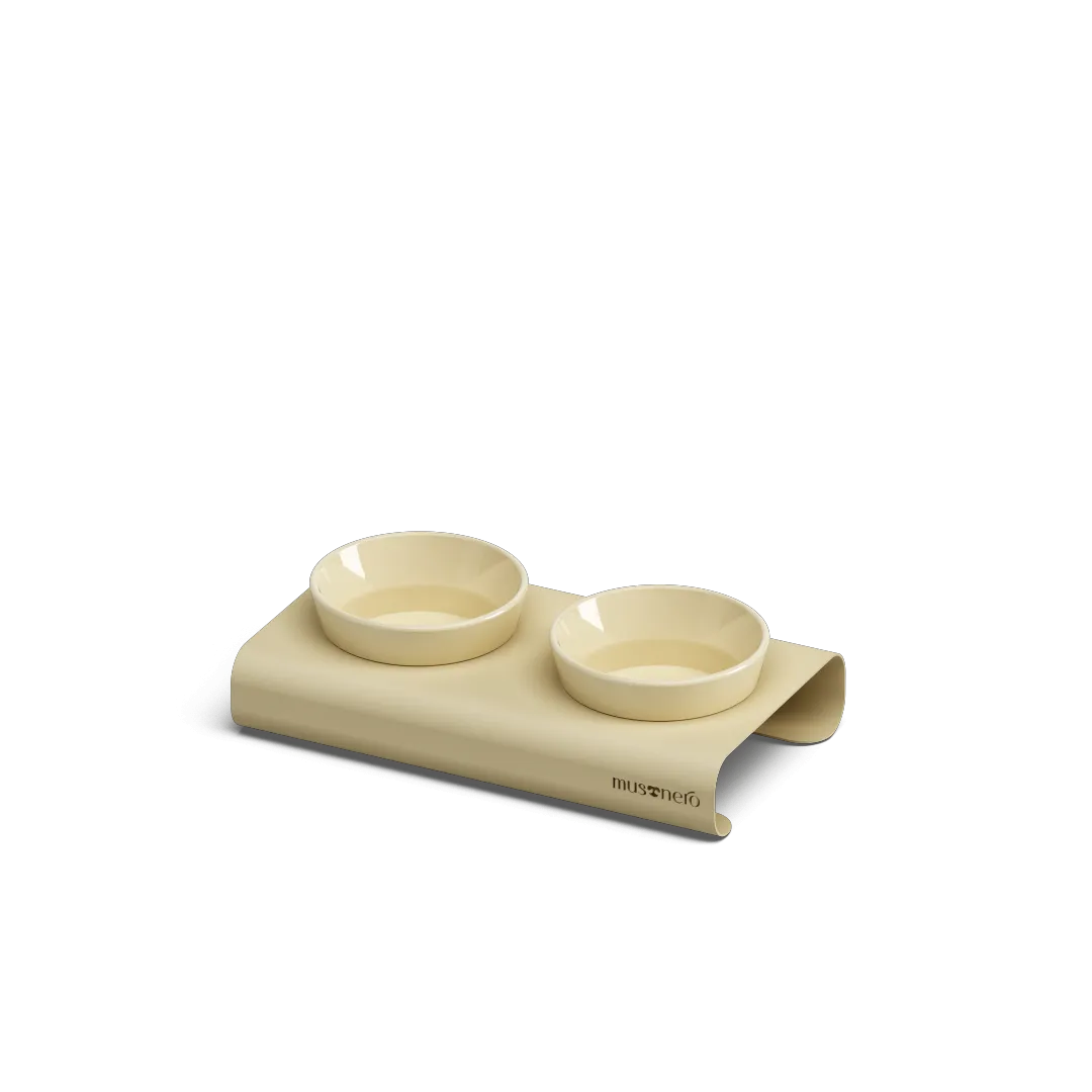 EASY Double |  Double Raised Bowl in Stainless Steel