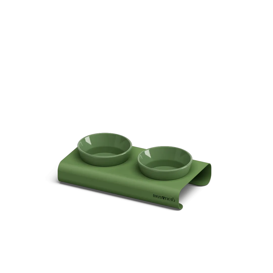EASY Double |  Double Raised Bowl in Stainless Steel