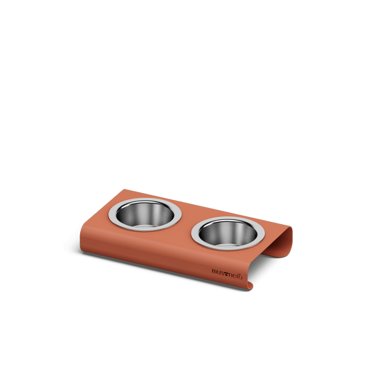 EASY Double |  Double Raised Bowl in Stainless Steel