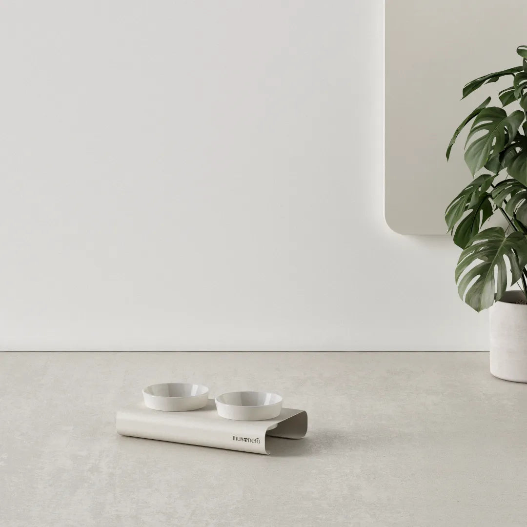 EASY Double |  Double Raised Bowl in Stainless Steel