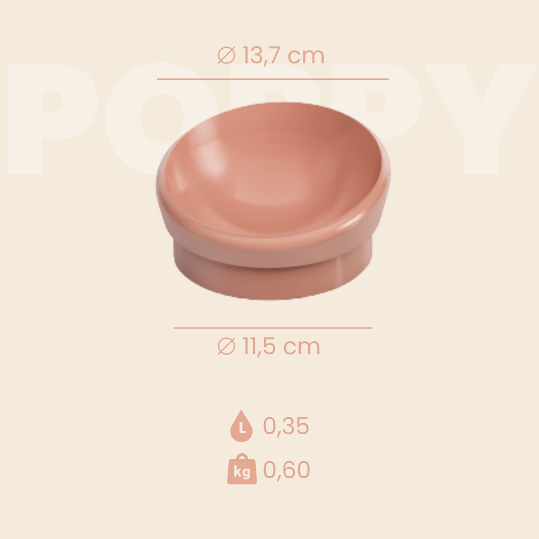 POPPY | Ergonomic Ceramic Cat Bowl