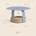Carica l'immagine nel visualizzatore della galleria, SANDY | Coffee Table con Rifugio integrato
