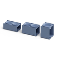 Load image into Gallery viewer, Kit Small Blu Colomba - Alzaciotole BILL Puro Small + Ciotole POP in Maiolica
